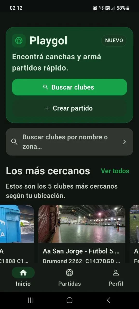 Pantalla 1 de PlayGol